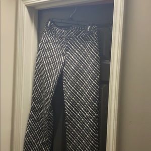 Black and white pants